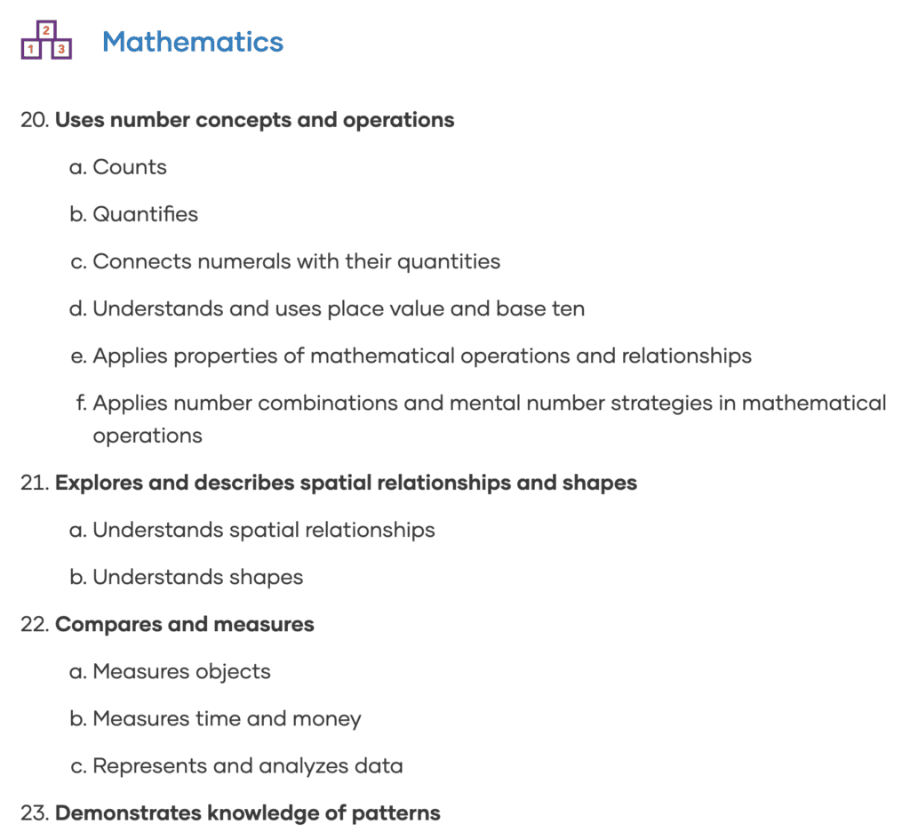 A screenshot from the Mathematic Objectives for Development and Learning